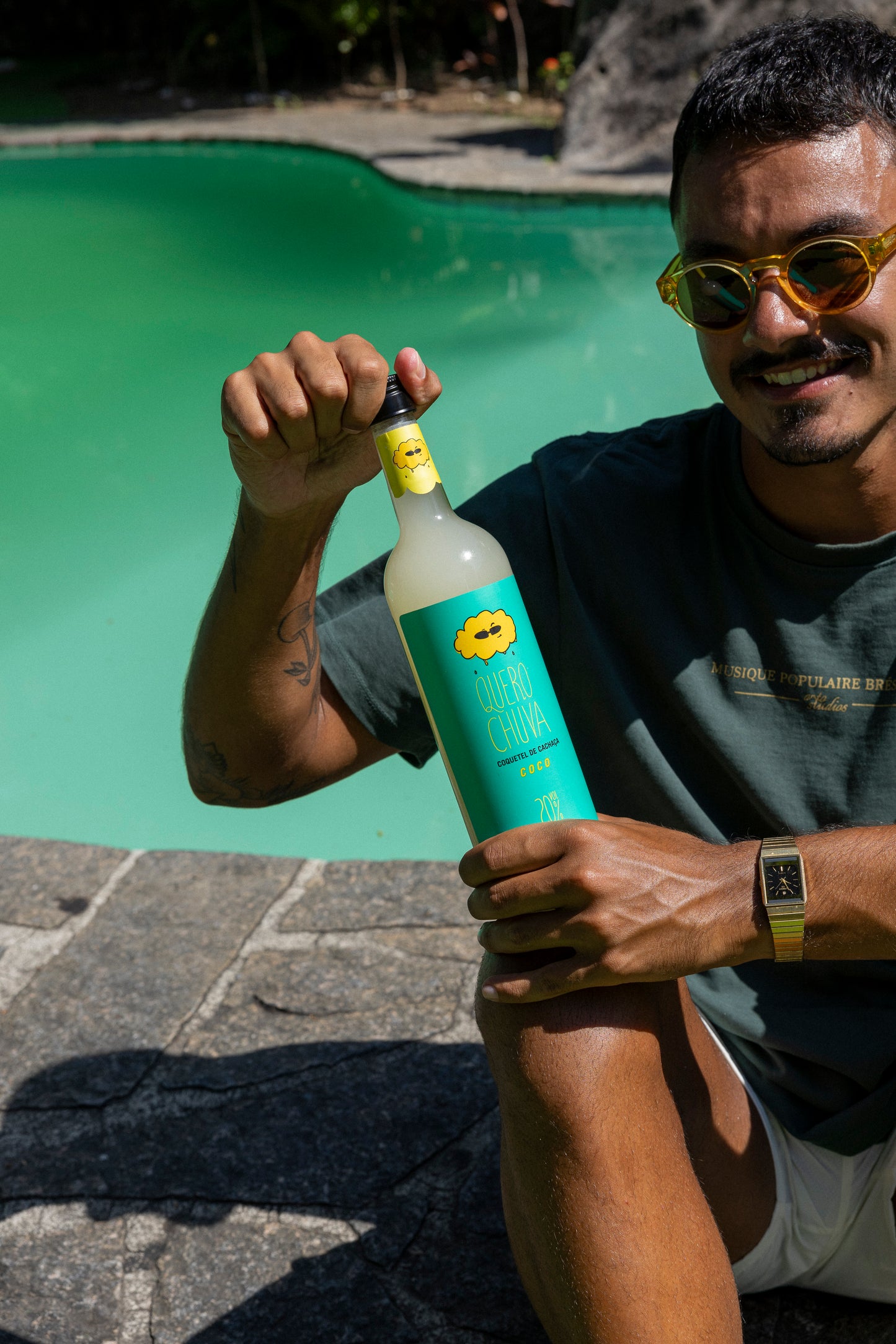 Aperitivo de Cachaça Quero Chuva – Sabor Coco (750ml)