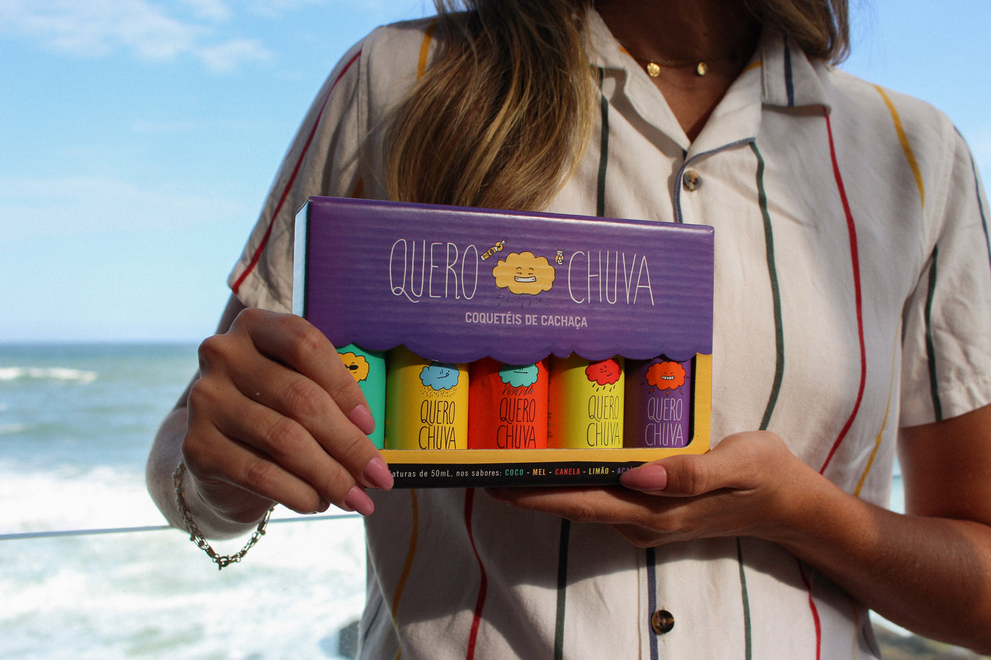 Quero Chuva Kit Miniaturas Sabores 5 x 50ml