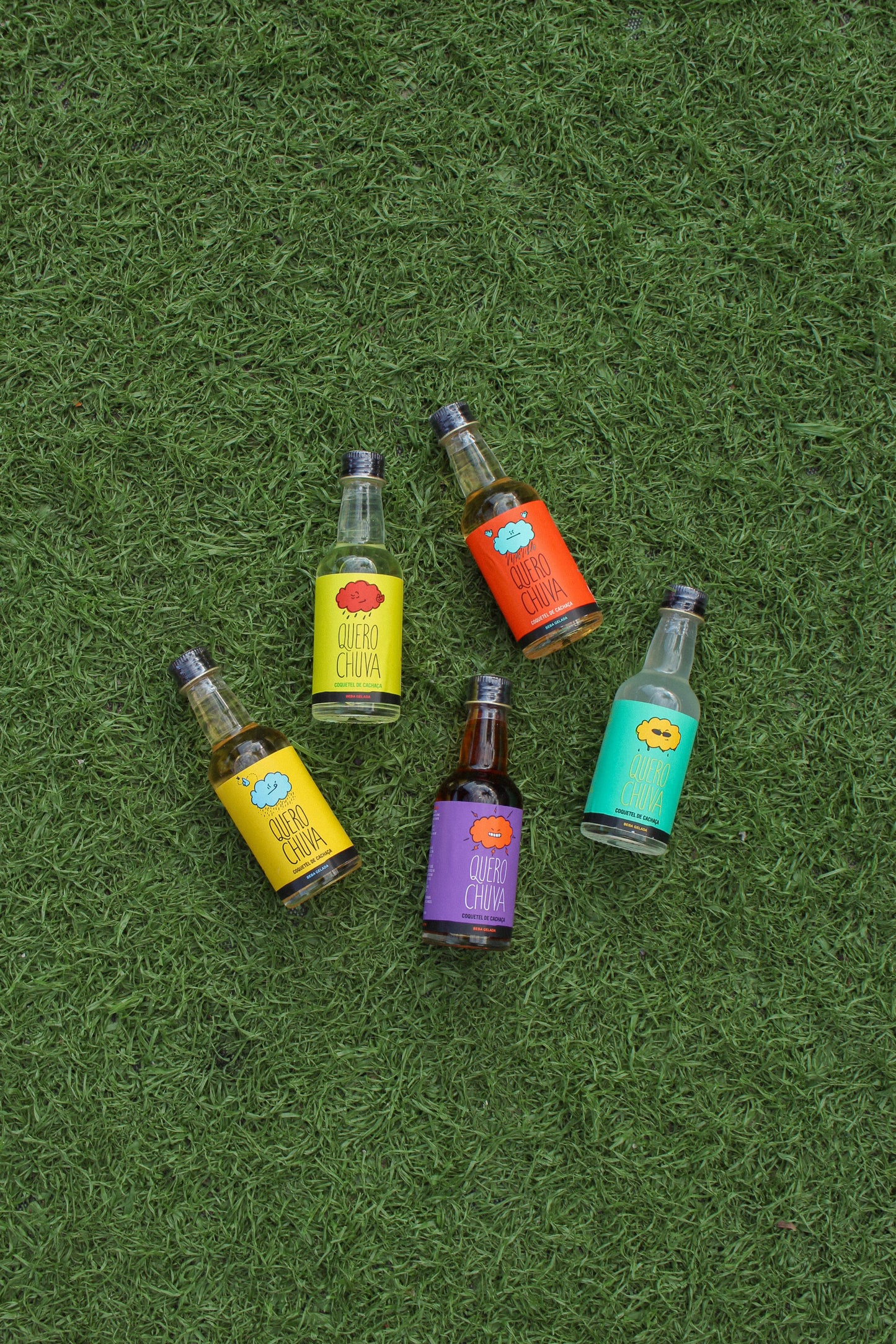 Quero Chuva Kit Miniaturas Sabores 5 x 50ml