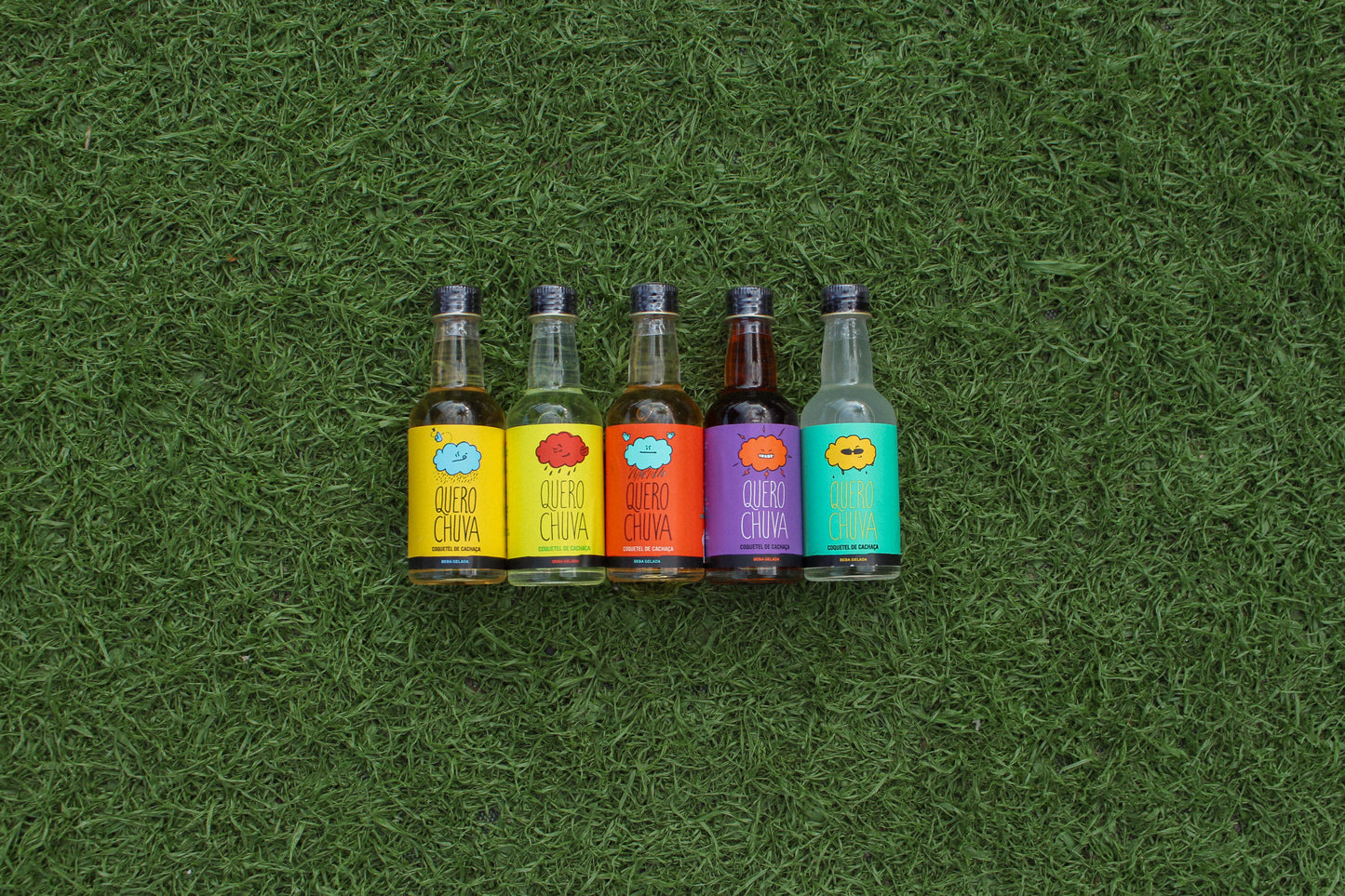 Quero Chuva Kit Miniaturas Sabores 5 x 50ml