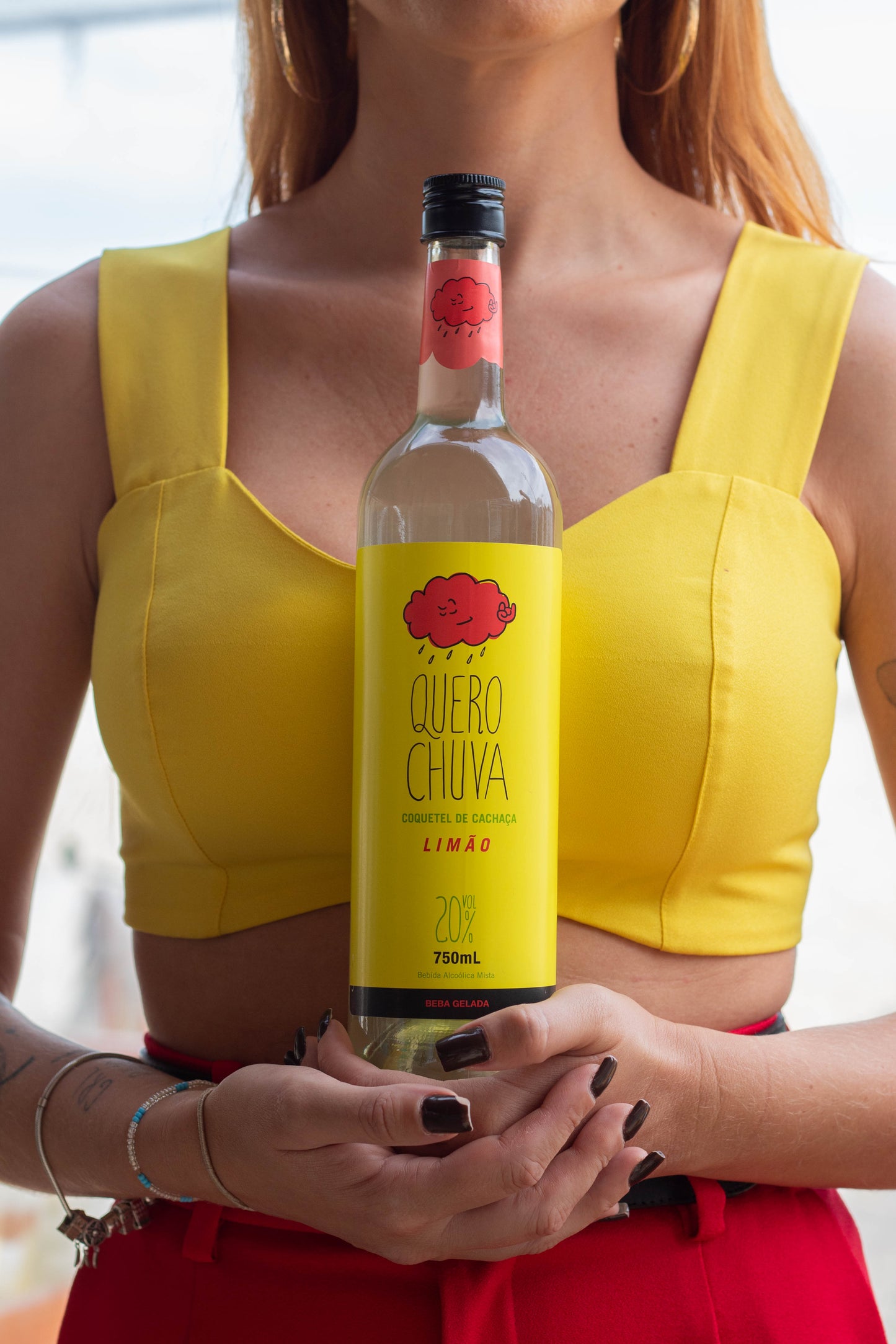 Aperitivo de Cachaça Quero Chuva – Sabor Limão (750ml)