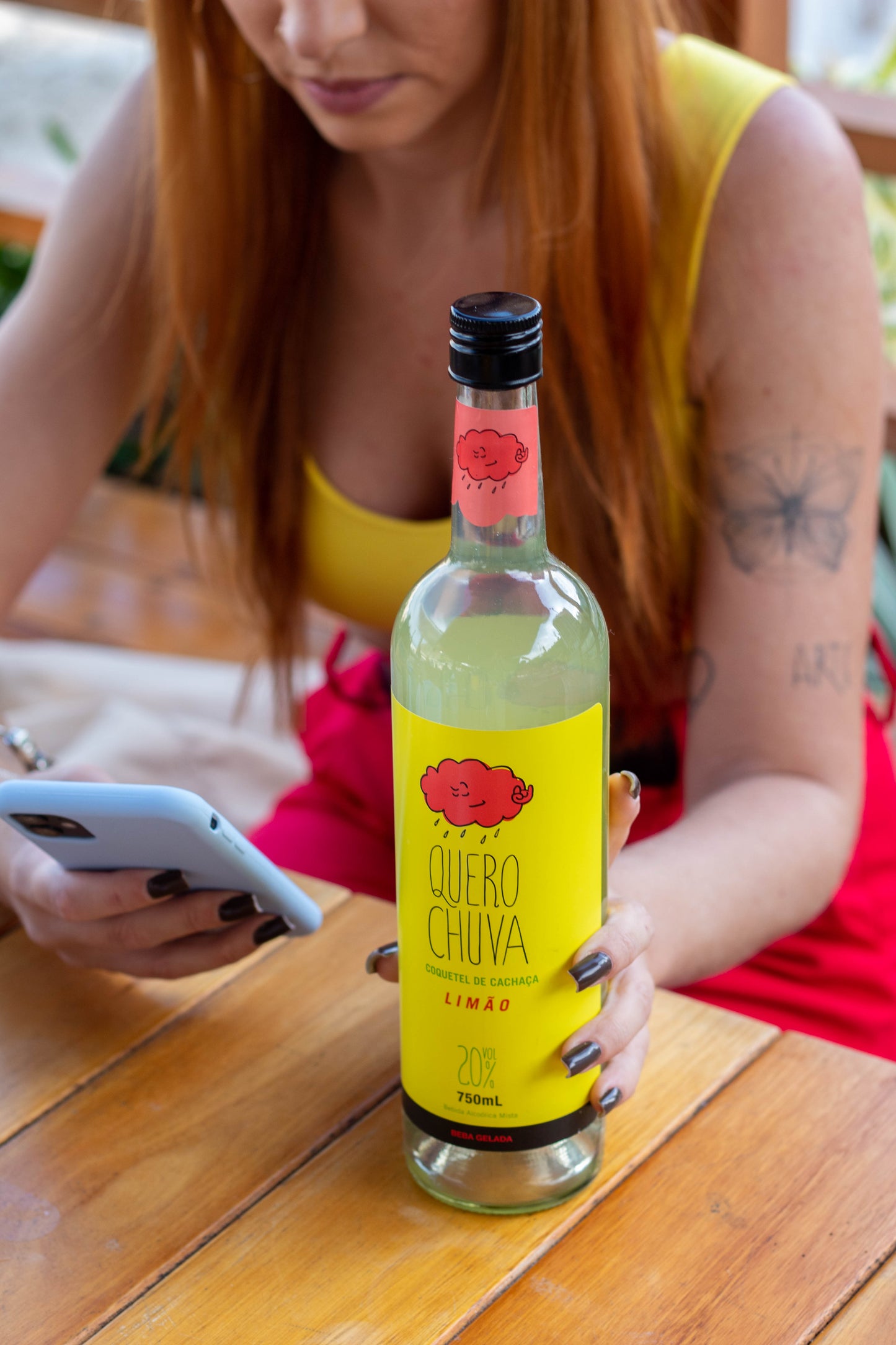 Aperitivo de Cachaça Quero Chuva – Sabor Limão (750ml)