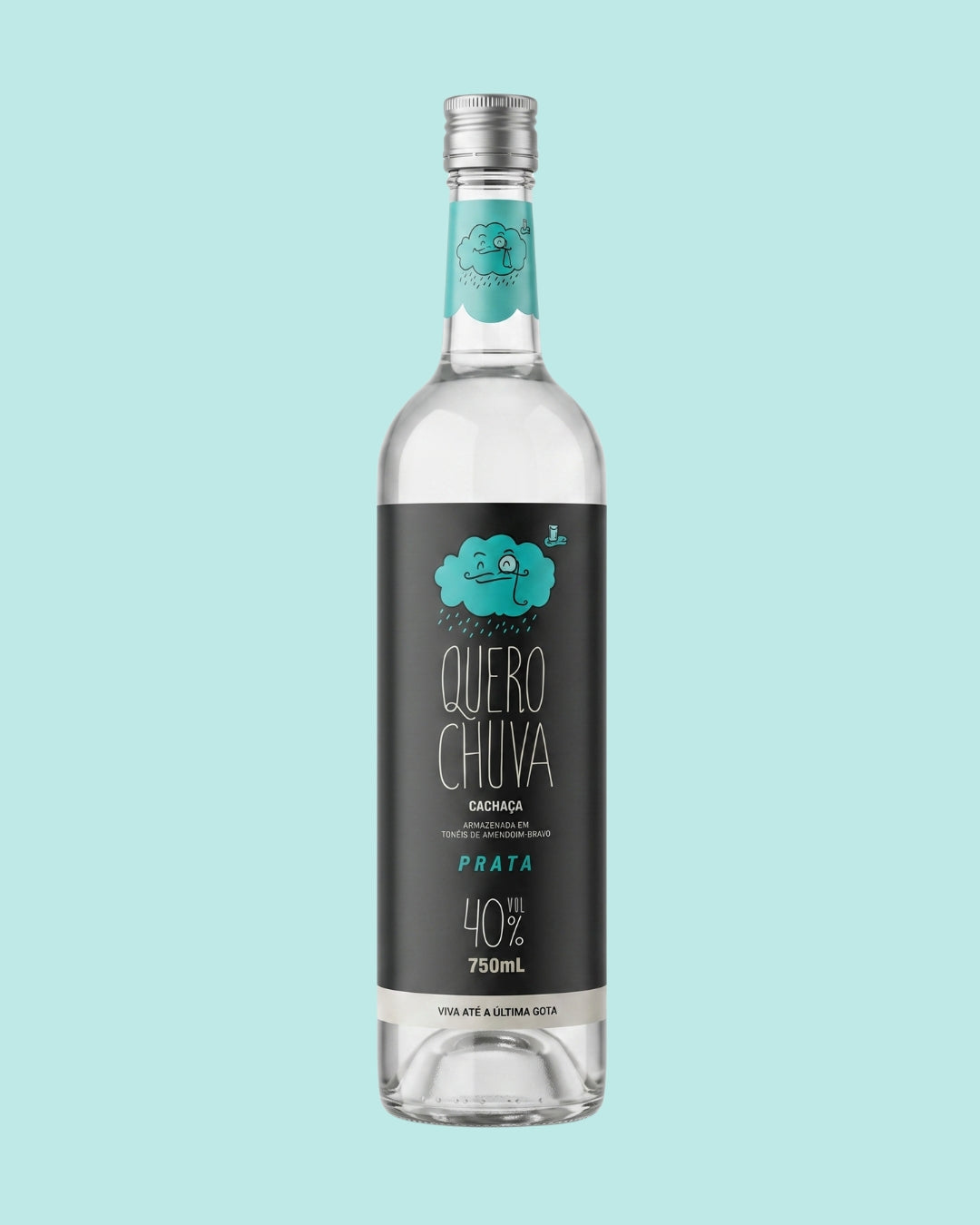 Quero Chuva Cachaça Prata 750 ml
