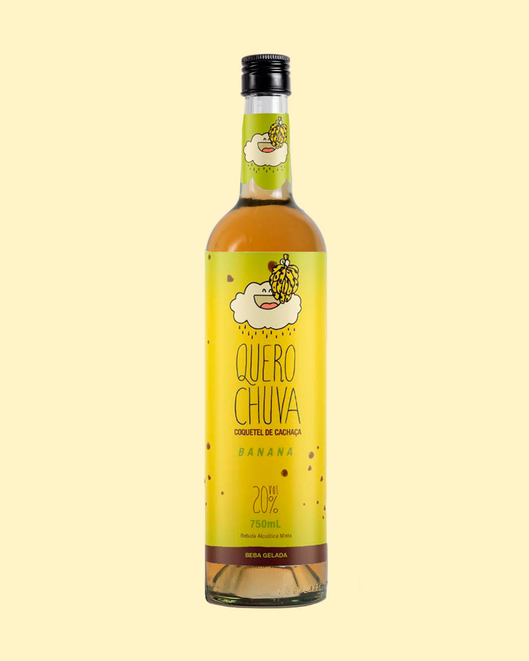 Aperitivo de Cachaça Quero Chuva – Sabor Banana (750ml)
