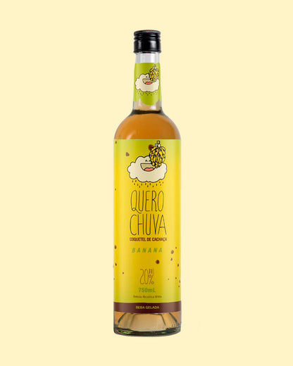 Aperitivo de Cachaça Quero Chuva – Sabor Banana (750ml)